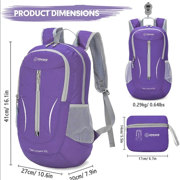 Zomake 25 L field conqueror backpack foldable - Picture 4 of 6